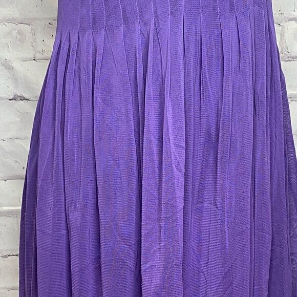 Sue Wong Purple Embellished One Shoulder Knee Length dress size 6 - Picture 5 of 9